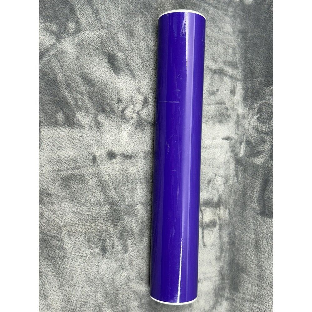 Permanent Vinyl Roll Purple 12" x 10FT Glossy Adhesive Craft Vinyl for Decals